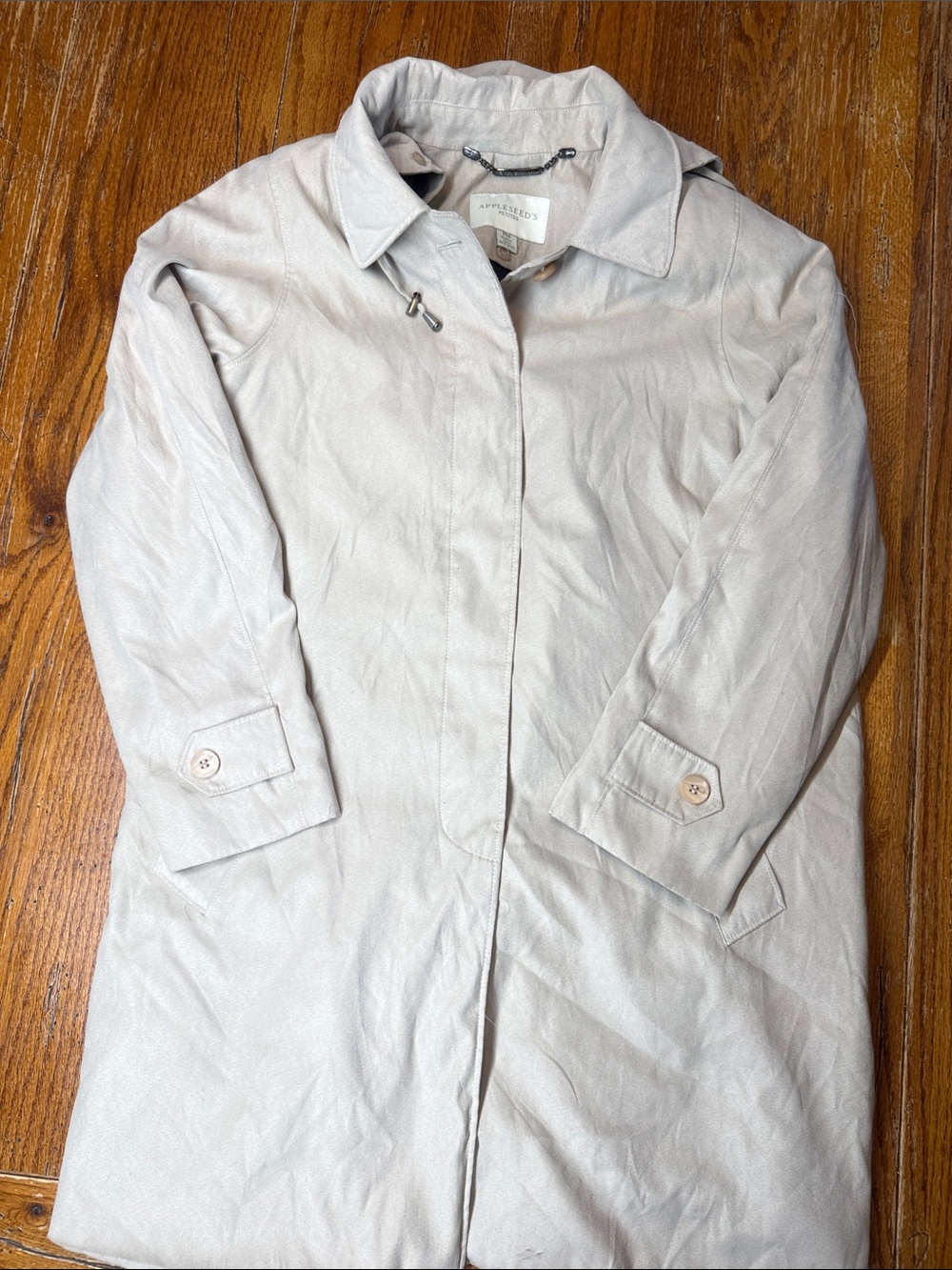 Women's Light Beige Appleseed’s Petites Trench Coat - PM